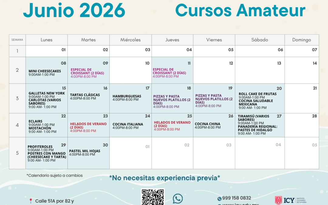 ¡Agenda de Junio Abierta! Descubre los Nuevos Cursos Cortos en ICY 