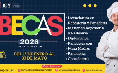 ¡Impulsa tu carrera culinaria en 2026! Conoce nuestra nueva Convocatoria de Becas.